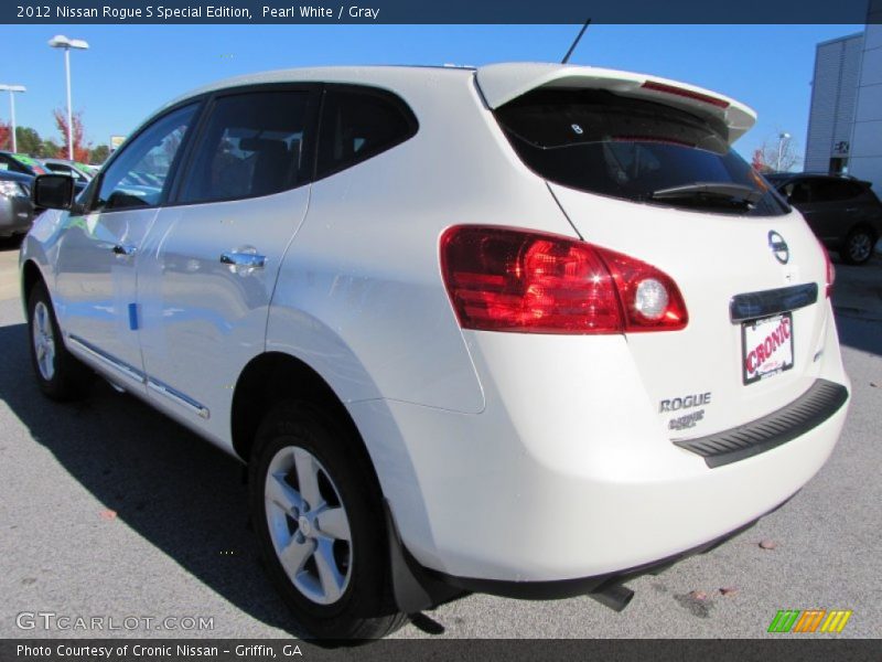 Pearl White / Gray 2012 Nissan Rogue S Special Edition