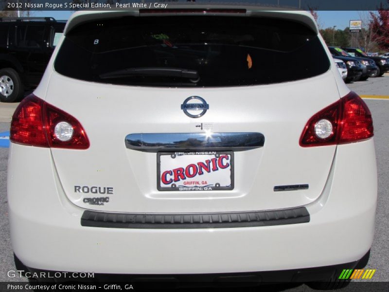 Pearl White / Gray 2012 Nissan Rogue S Special Edition