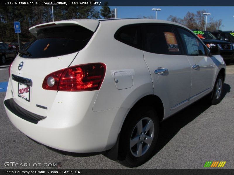 Pearl White / Gray 2012 Nissan Rogue S Special Edition