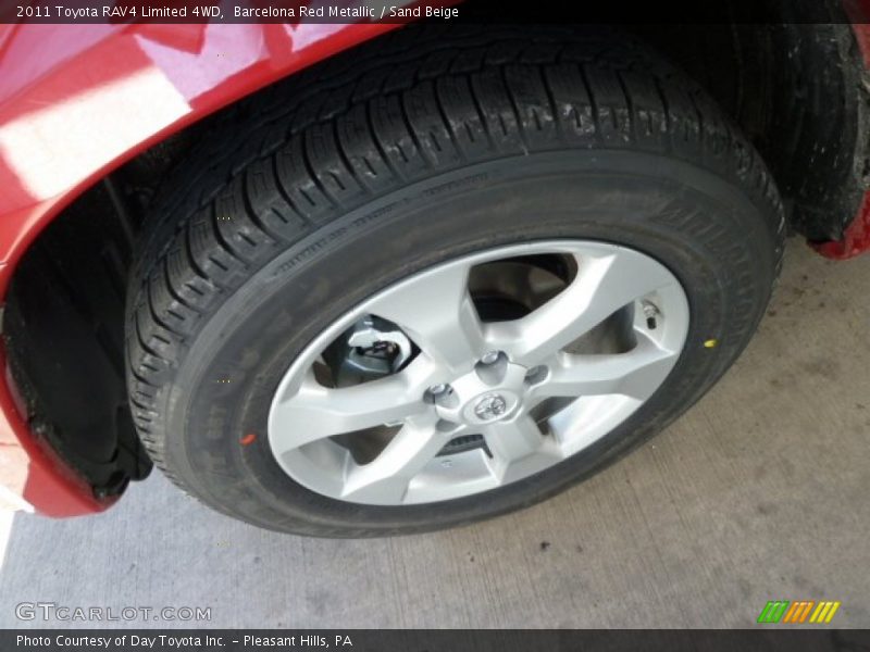 Barcelona Red Metallic / Sand Beige 2011 Toyota RAV4 Limited 4WD