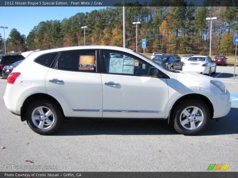 Pearl White / Gray 2012 Nissan Rogue S Special Edition