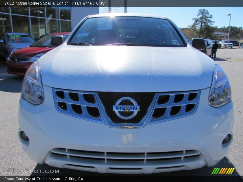Pearl White / Gray 2012 Nissan Rogue S Special Edition