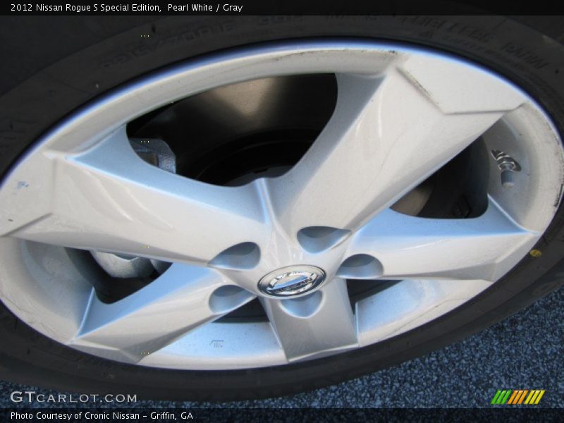 Pearl White / Gray 2012 Nissan Rogue S Special Edition