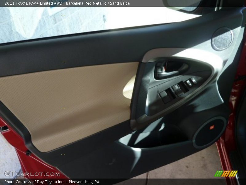 Barcelona Red Metallic / Sand Beige 2011 Toyota RAV4 Limited 4WD