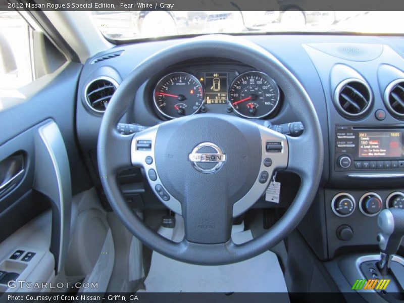 Pearl White / Gray 2012 Nissan Rogue S Special Edition