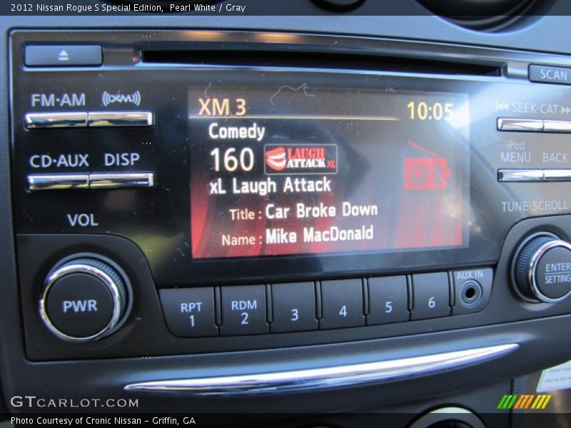 Pearl White / Gray 2012 Nissan Rogue S Special Edition