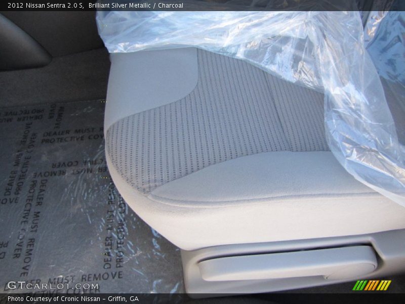 Brilliant Silver Metallic / Charcoal 2012 Nissan Sentra 2.0 S