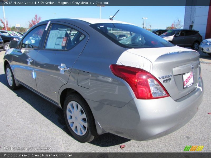 Magnetic Gray Metallic / Charcoal 2012 Nissan Versa 1.6 SV Sedan