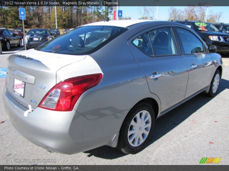 Magnetic Gray Metallic / Charcoal 2012 Nissan Versa 1.6 SV Sedan
