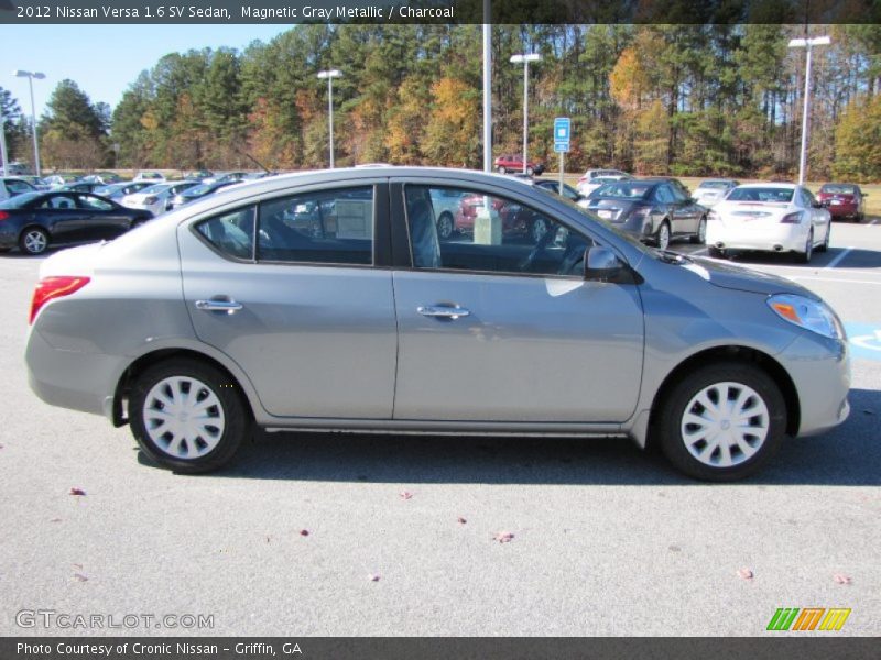 Magnetic Gray Metallic / Charcoal 2012 Nissan Versa 1.6 SV Sedan