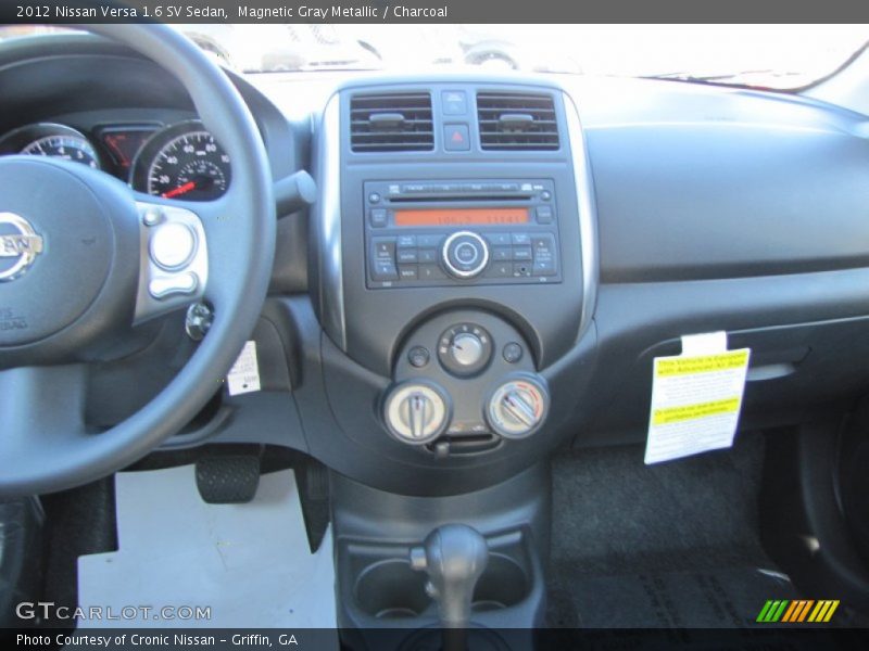 Magnetic Gray Metallic / Charcoal 2012 Nissan Versa 1.6 SV Sedan