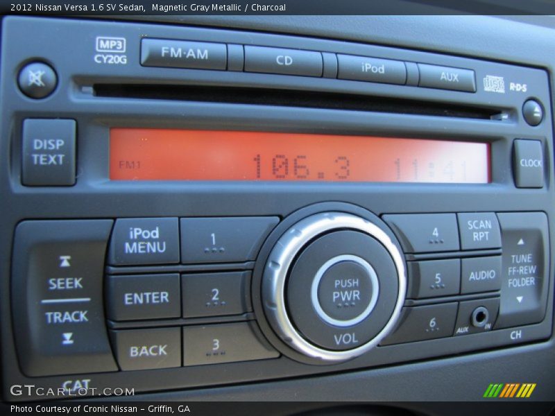 Audio System of 2012 Versa 1.6 SV Sedan