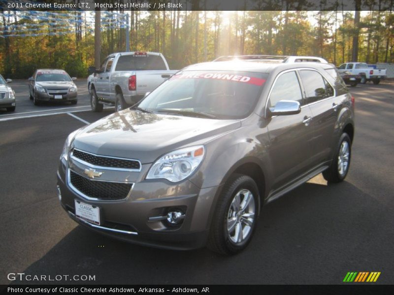 Mocha Steel Metallic / Jet Black 2011 Chevrolet Equinox LTZ