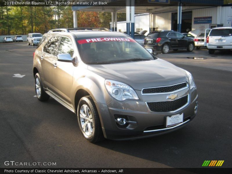 Mocha Steel Metallic / Jet Black 2011 Chevrolet Equinox LTZ