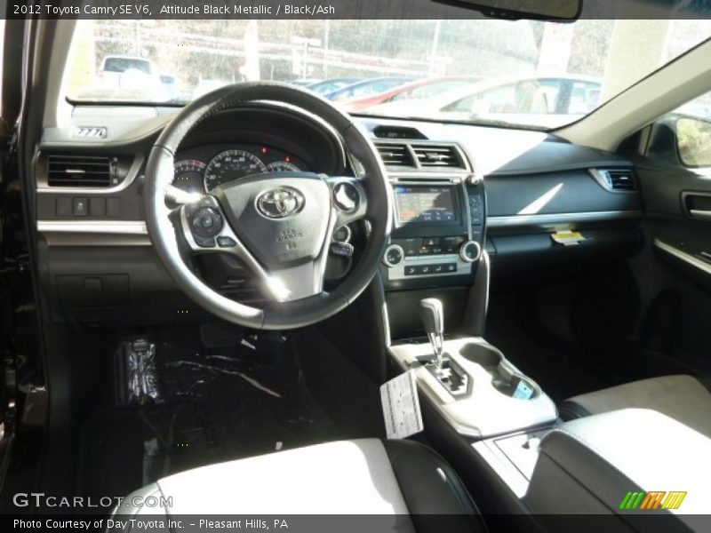 Attitude Black Metallic / Black/Ash 2012 Toyota Camry SE V6