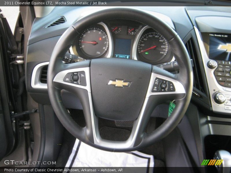 Mocha Steel Metallic / Jet Black 2011 Chevrolet Equinox LTZ