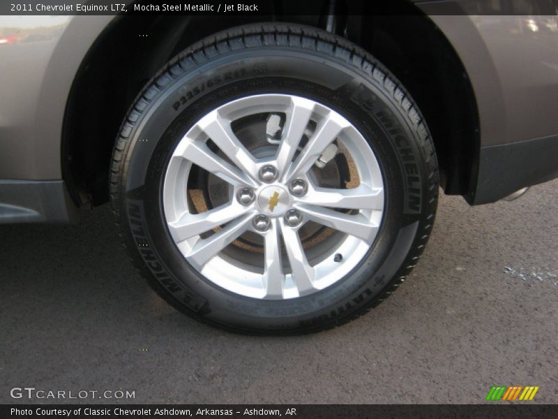 Mocha Steel Metallic / Jet Black 2011 Chevrolet Equinox LTZ