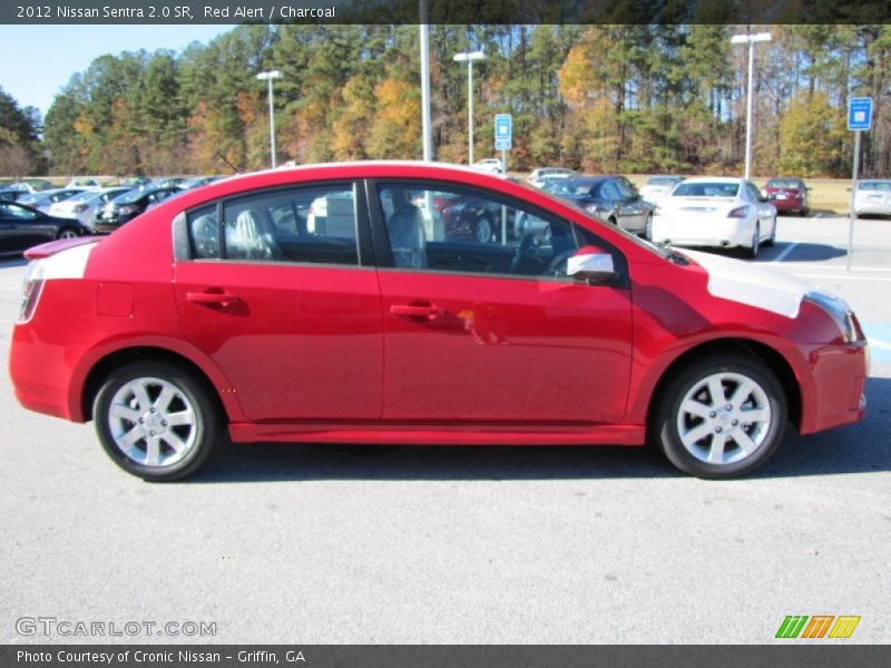 Red Alert / Charcoal 2012 Nissan Sentra 2.0 SR