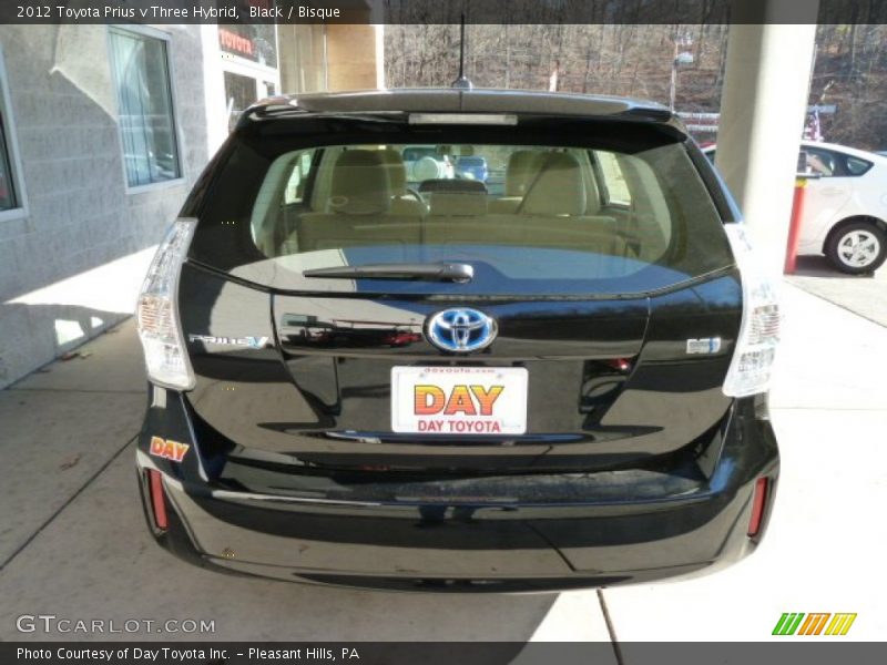 Black / Bisque 2012 Toyota Prius v Three Hybrid