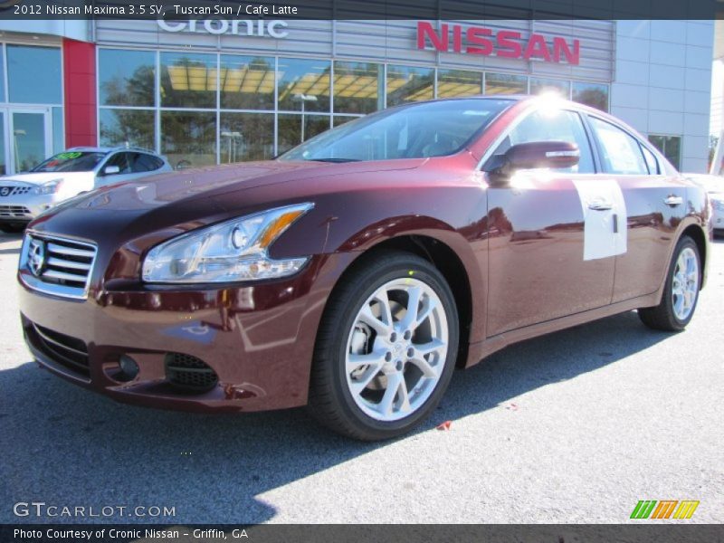 Tuscan Sun / Cafe Latte 2012 Nissan Maxima 3.5 SV