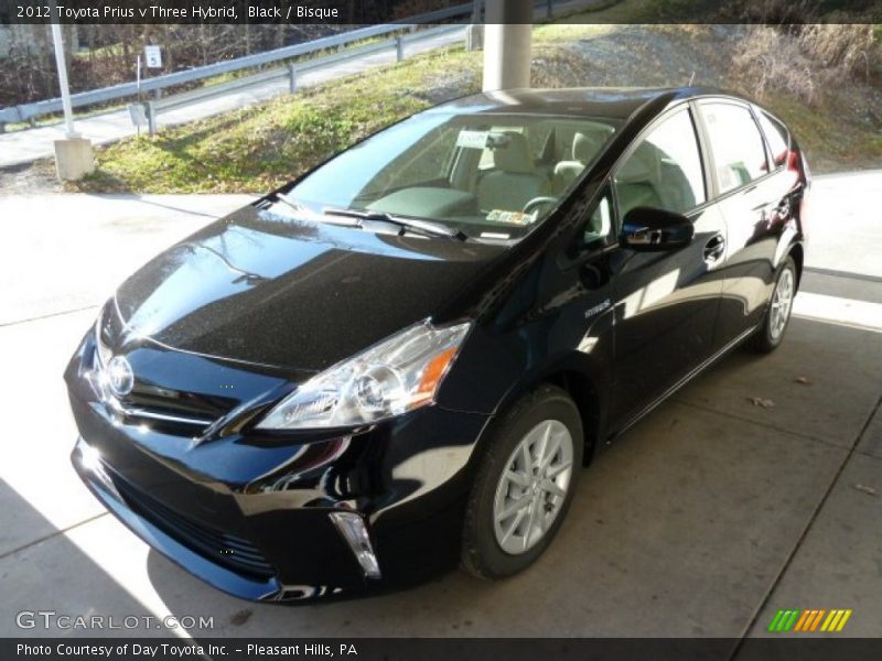 Black / Bisque 2012 Toyota Prius v Three Hybrid