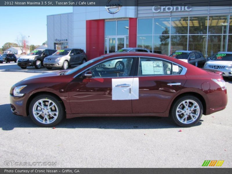 Tuscan Sun / Cafe Latte 2012 Nissan Maxima 3.5 SV