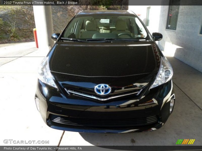 Black / Bisque 2012 Toyota Prius v Three Hybrid