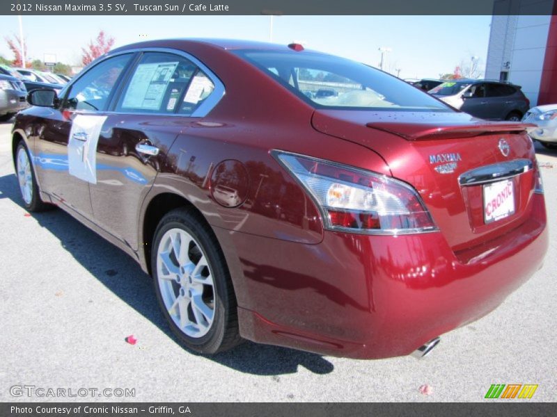 Tuscan Sun / Cafe Latte 2012 Nissan Maxima 3.5 SV