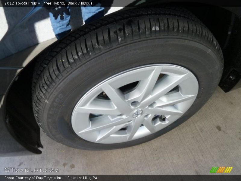 Black / Bisque 2012 Toyota Prius v Three Hybrid