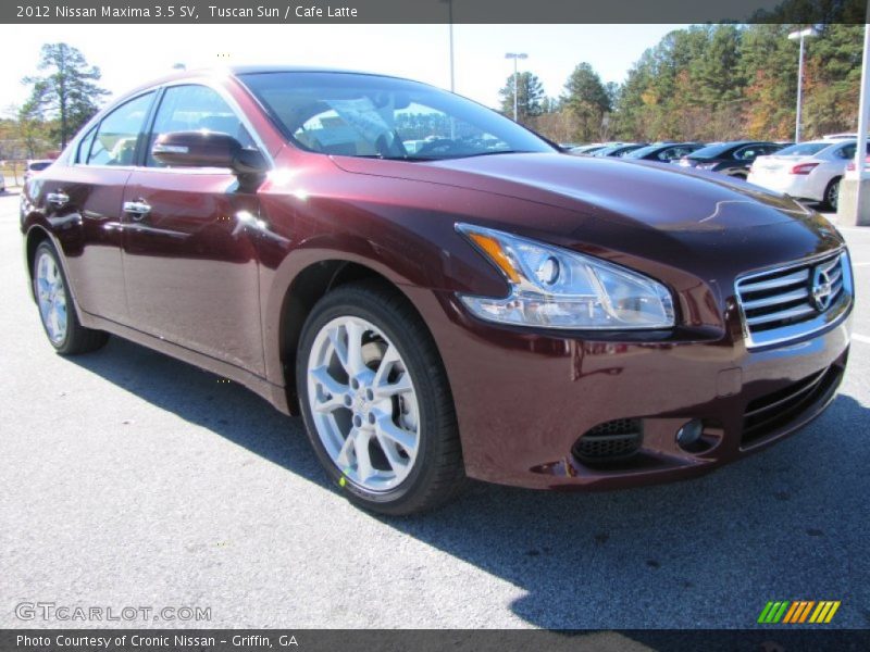 Tuscan Sun / Cafe Latte 2012 Nissan Maxima 3.5 SV