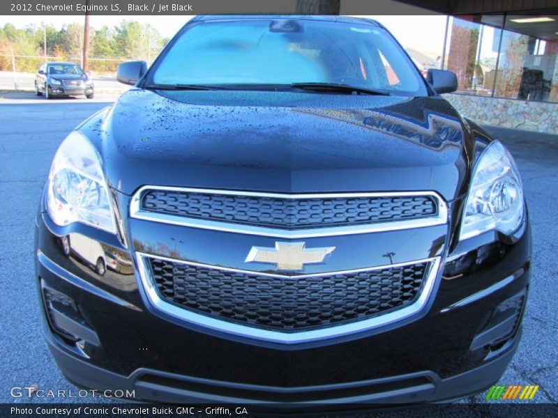 Black / Jet Black 2012 Chevrolet Equinox LS