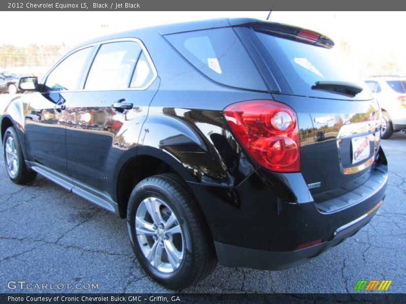 Black / Jet Black 2012 Chevrolet Equinox LS