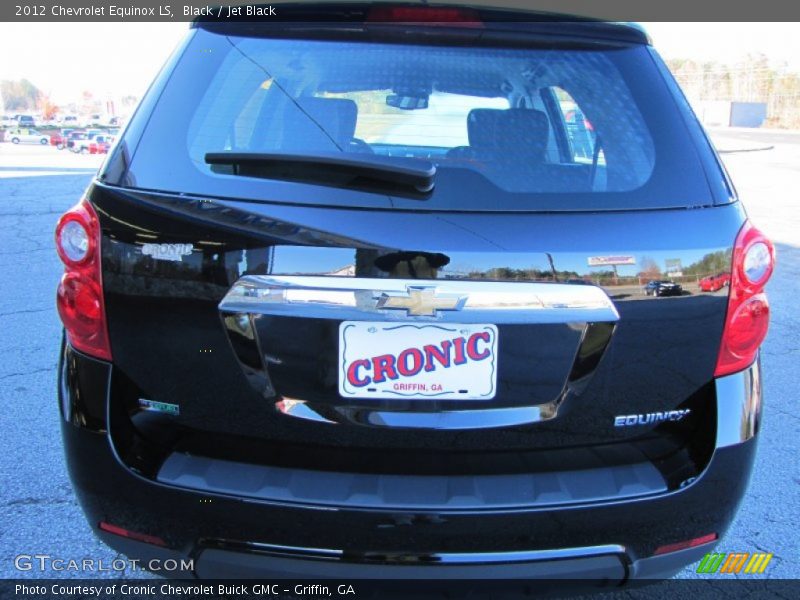 Black / Jet Black 2012 Chevrolet Equinox LS