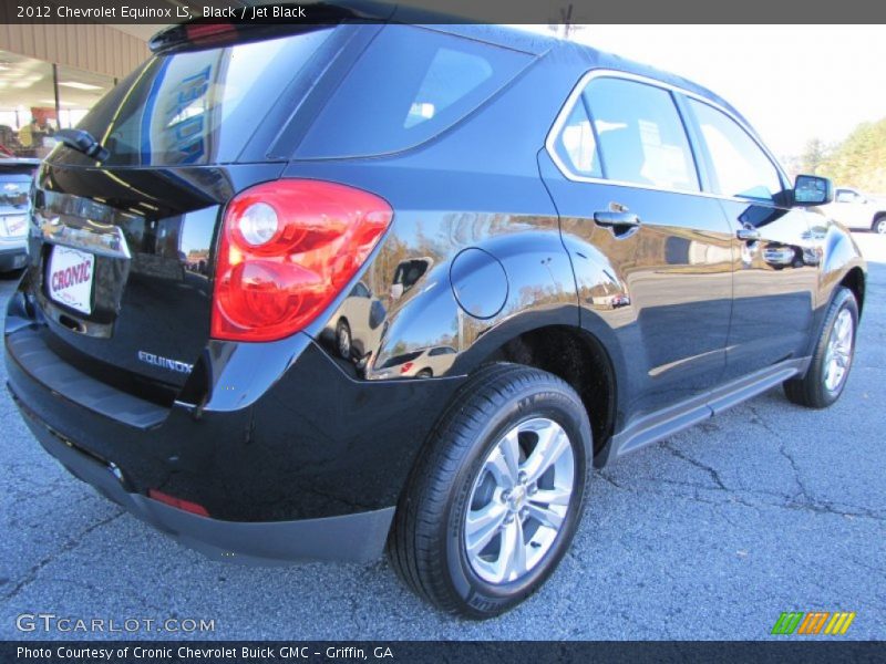 Black / Jet Black 2012 Chevrolet Equinox LS