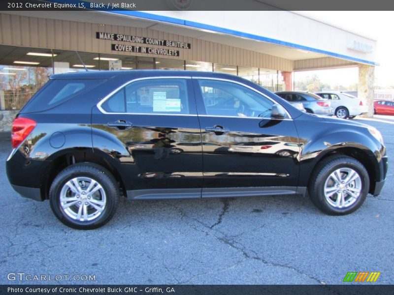 Black / Jet Black 2012 Chevrolet Equinox LS