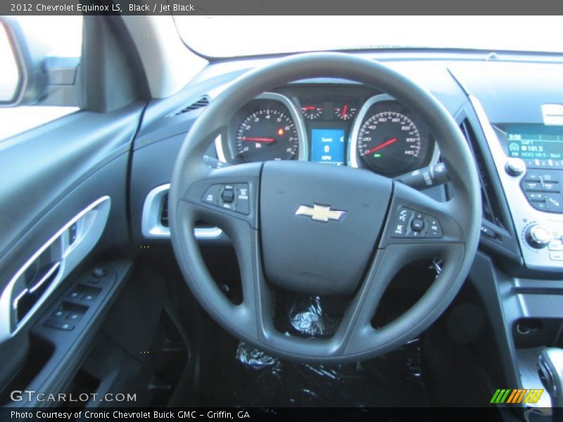 Black / Jet Black 2012 Chevrolet Equinox LS