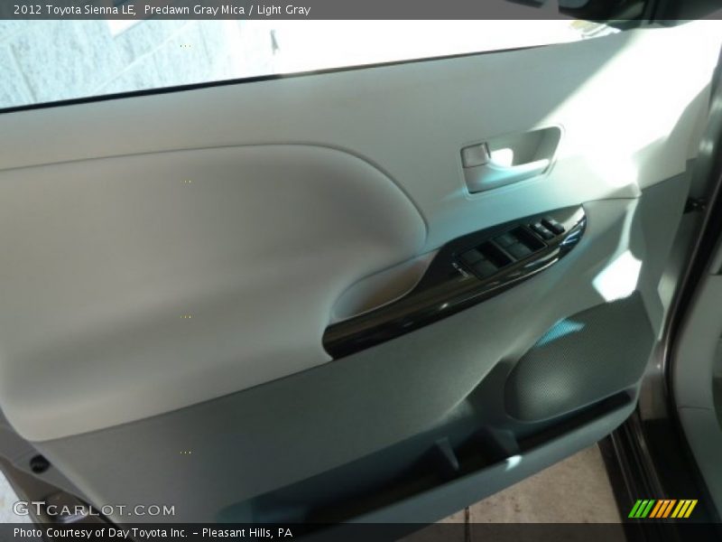Predawn Gray Mica / Light Gray 2012 Toyota Sienna LE