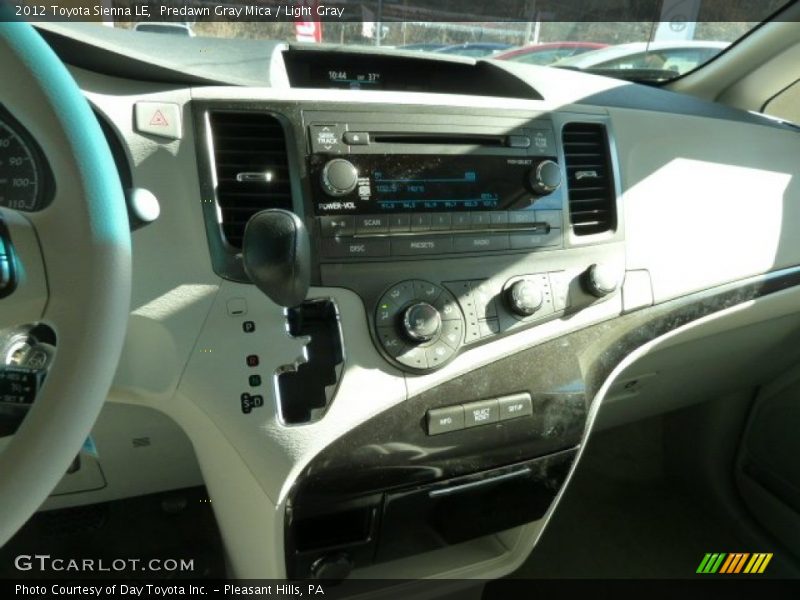 Predawn Gray Mica / Light Gray 2012 Toyota Sienna LE