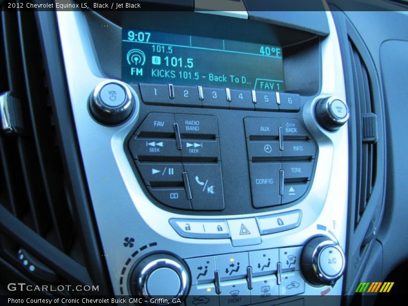 Black / Jet Black 2012 Chevrolet Equinox LS