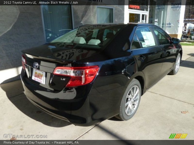 Attitude Black Metallic / Ash 2012 Toyota Camry LE