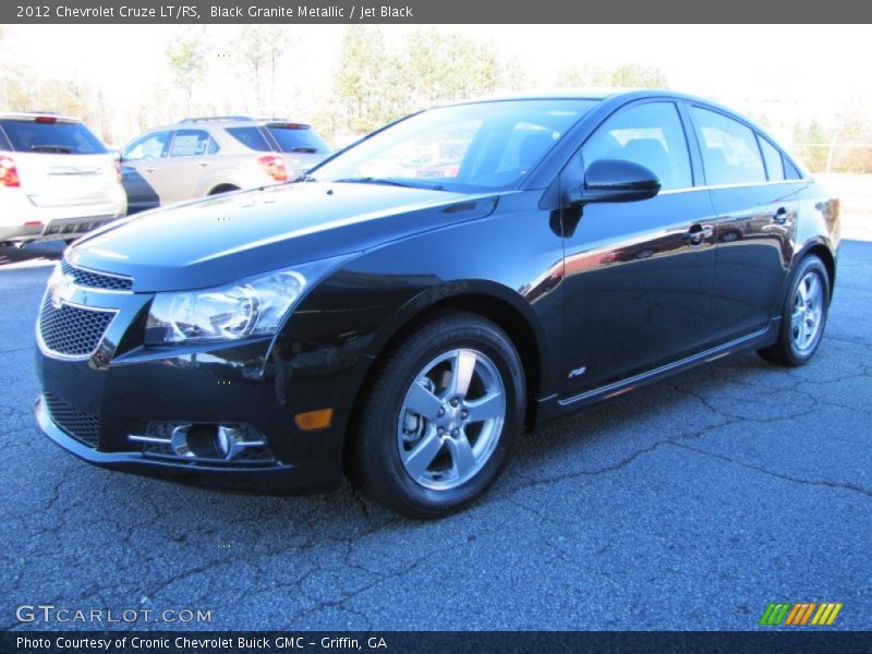 Black Granite Metallic / Jet Black 2012 Chevrolet Cruze LT/RS