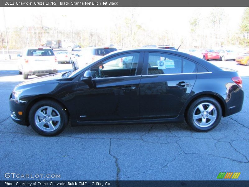 Black Granite Metallic / Jet Black 2012 Chevrolet Cruze LT/RS