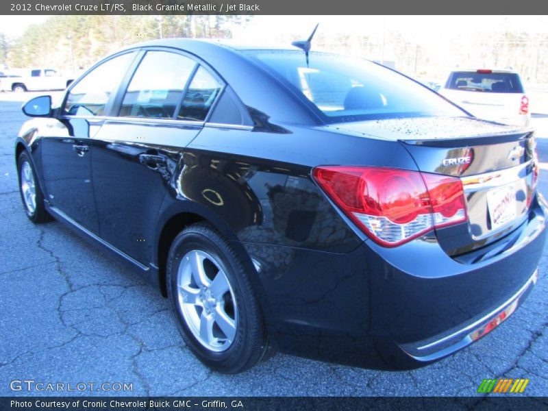 Black Granite Metallic / Jet Black 2012 Chevrolet Cruze LT/RS