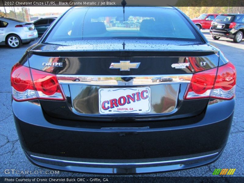 Black Granite Metallic / Jet Black 2012 Chevrolet Cruze LT/RS