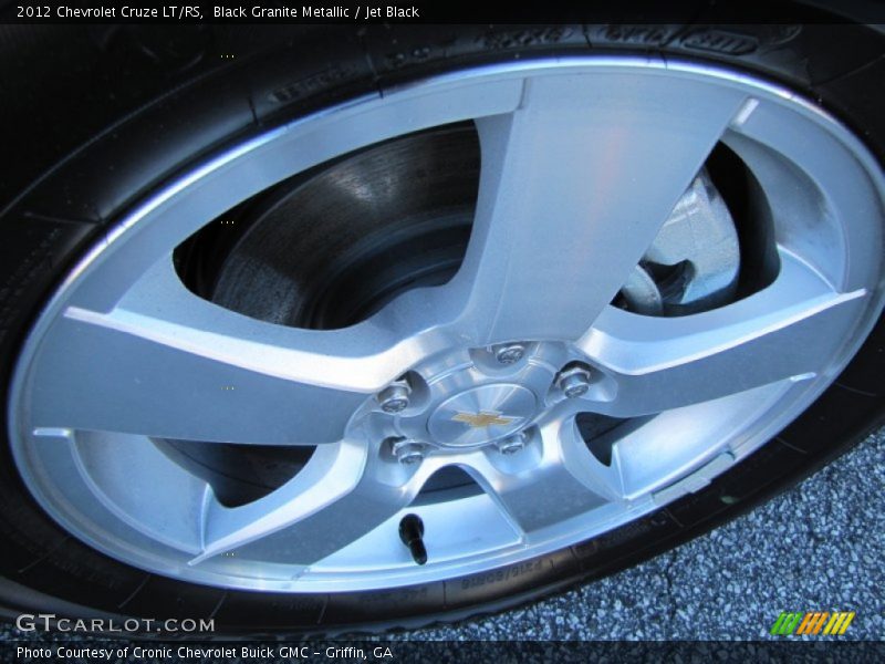 Black Granite Metallic / Jet Black 2012 Chevrolet Cruze LT/RS