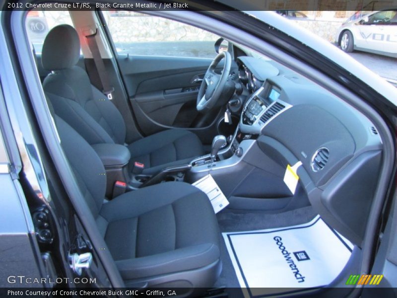 Black Granite Metallic / Jet Black 2012 Chevrolet Cruze LT/RS