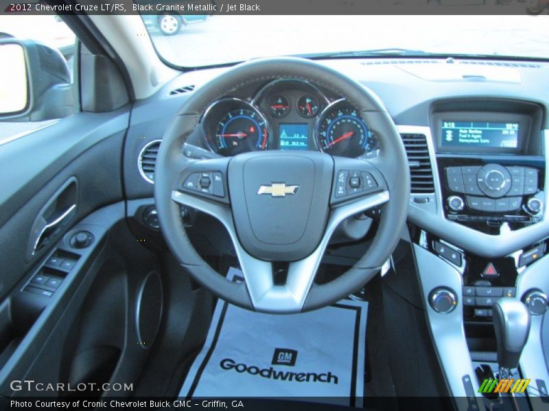 Black Granite Metallic / Jet Black 2012 Chevrolet Cruze LT/RS