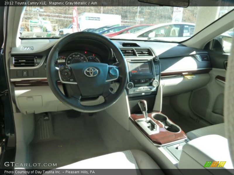 Magnetic Gray Metallic / Ash 2012 Toyota Camry XLE