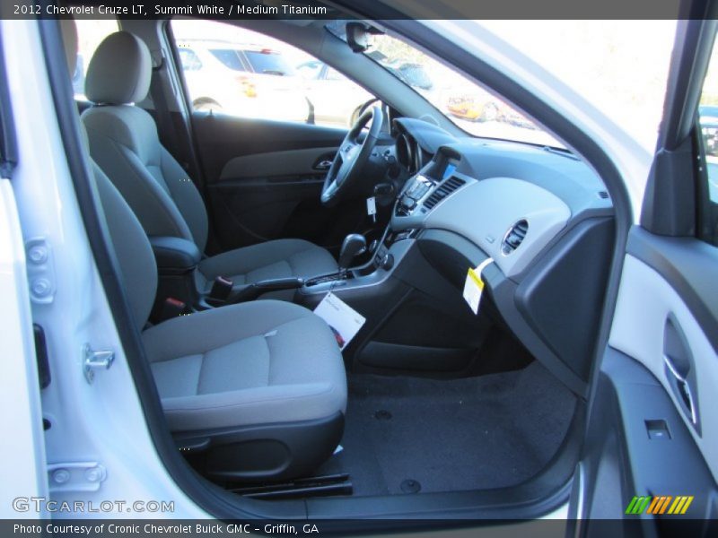 Summit White / Medium Titanium 2012 Chevrolet Cruze LT
