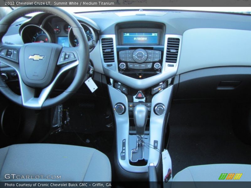 Summit White / Medium Titanium 2012 Chevrolet Cruze LT